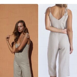 Yoli & Otis white jumpsuit rare small white